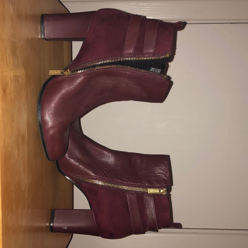 Kenneth Cole High Heel Boots (Leather & Suede) - Picture 3 of 7